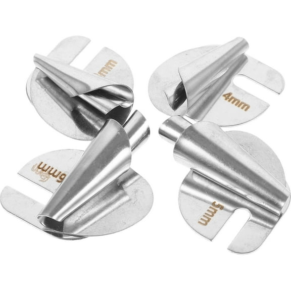 SEWCHICS 4-Piece Hem Folder Set for Sewing Machines, Iron Fabric Edge Binder for Craft Projects and Everyday Sewing