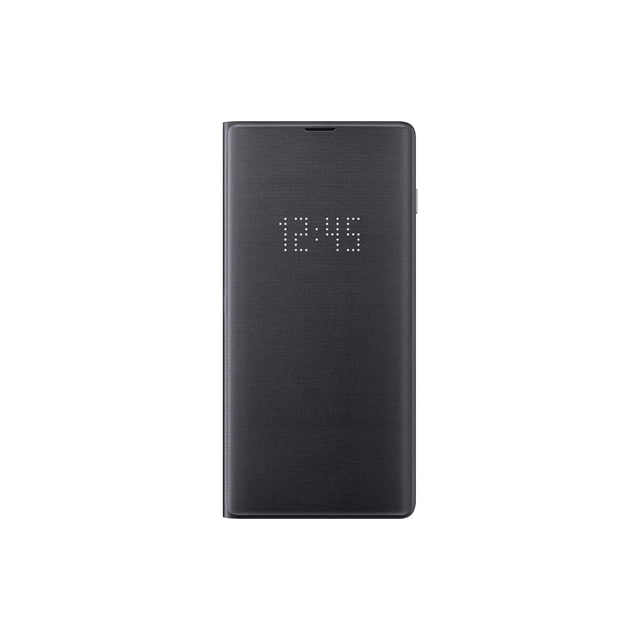 Funda Cartera LED Negra para Samsung Galaxy S10+