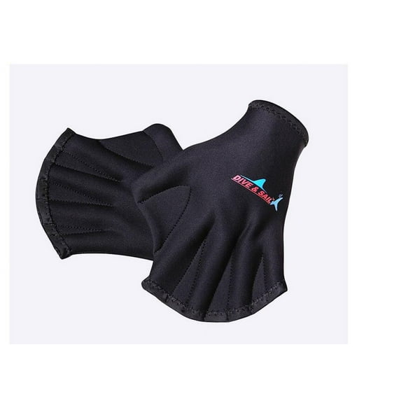 Guantes de natación Remos | Aletas de neopreno para buceo con palma de natación | Antideslizante | Aislamiento térmico | Ajuste ajustable | Deportes acuáticos unisex | 2mm de espesor | 1 Par