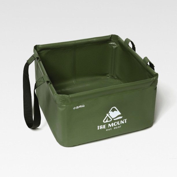 Water Container Carrier 15L with Handle Foldable for Camping Hiking Car He Qiyong unisex