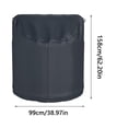 thumbnail image 3 of BotaniNest Heavy Duty Trampoline Cover For All Weather Outdoor With Reinforced Corners And Secure Tie Down Straps, 3 of 7