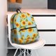 thumbnail image 5 of Balery White Polka Dot Sunflower A Mochila para Mujeres y Hombres, Mochila Ligera Casual para Viajes, Mochila Clásica Básica para la Universidad, 5 of 6