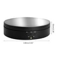 thumbnail image 4 of 3 Speeds Electric Rotating Display Stand Mirror Turntable Jewelry Holder Battery/USB Power, 4 of 14