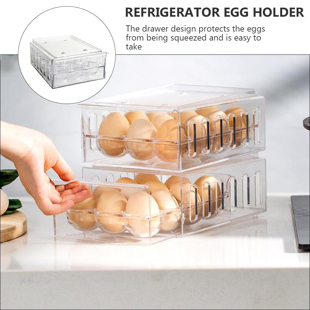 WRISTBIQUE Kitchen Organization Egg Tray 1Pack 8.7x6.8in