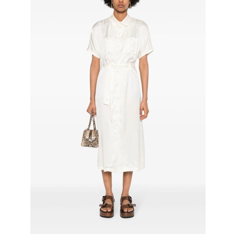 A.P.C|DRESSES (New Drew Dress(VIAKQ F05959 AAD)) A.P.C. Off-White New Drew Dress (Women's) - Walmart.com