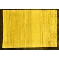 thumbnail image 1 of Ahgly Company Machine Washable Indoor Rectangle Solid Yellow Modern Area Rugs, 7' x 9', 1 of 4