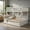 White, variant on Demi Bonn Twin Pull-Out Bunk Beds with Ladder in the Steps and a Trundle, Full Convertible Bunk Bed Platform, Brown