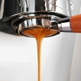 thumbnail image 4 of Coffee Portafilter, Wood Handle Portafilter Washable Stainless Steel Wooden Handle Detachable  For 2 Ear Coffee Machine, 4 of 7