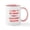 White/Pink Inside, variant on CafePress - Mahjong Mugs - 11 oz Ceramic Mug - Novelty Coffee Tea Cup