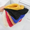 thumbnail image 3 of CoCopeanut Large Size Ladies Knitted Hats Warm Temperature Outdoor Men and Women Skin-Friendly Big Head Woolen Hats Clothing Accessories, 3 of 6