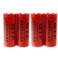 thumbnail image 1 of GTF 1Pcs 3.7V 26650 4200mAh Batterie au Lithium Rechargeable pour Lampe Torche LED Rouge, 1 of 3