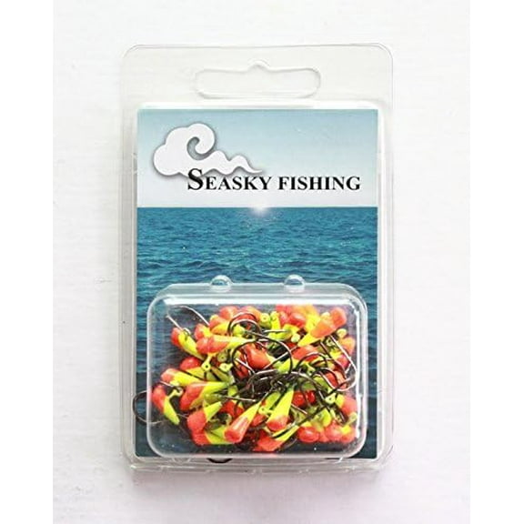 Painted Shad Dart Jigs Jigheads, 1/32oz, 50 Per Pack
