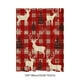 thumbnail image 3 of Cortina de ducha con estampado digital navideño, impermeable, resistente al moho, de poliéster, incluye ganchos, ideal para la decoración del baño., 3 of 6