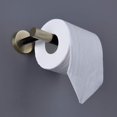 thumbnail image 2 of Soporte de papel higiénico de acero inoxidable Soporte de papel montado en la pared Portarrollos de papel higiénico dorado cepillado y negro mate, 2 of 5