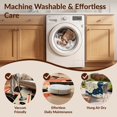 thumbnail image 5 of Design&I 6'x9' Ultra Soft Area Rug, Record Vintage Music Disc Guitar Striped Musical Instrument Cd None Fluffy Washable Non Shedding for Guest Room Bedroom Living Room, 5 of 7