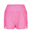 thumbnail image 4 of OKBOP Shorts for Women Plus Size Pink Relaxed Fit Leopard Print Casual Wide-Leg Shorts, 4 of 8