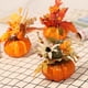 thumbnail image 5 of Decoraciones de calabazas artificiales de Halloween Decoración de calabaza realista, 5 of 5