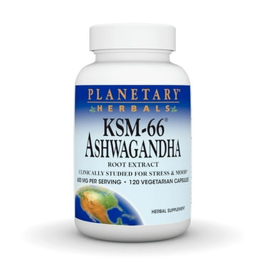 Planetary Herbals KSM-66 Ashwagandha 600 mg 120 VegCap