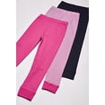 thumbnail image 2 of Luvable Friends 3-Pack Tapered Ankle Pants, Pink, 9-12 Months, 2 of 4