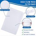 thumbnail image 5 of 16 PCS Aquarium Mesh Media Filter Bags, Nylon Media Filter Mesh Bags with Zipper (for Particulate C, 5 of 5