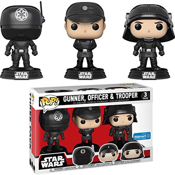 Funko - Figurine Star Wars - 3-Pack Gunner Officer Trooper Exclu Pop 10cm - 0889698237246