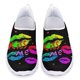 thumbnail image 1 of Zapatos casuales con estampado de labios y arte de moda para mujer, zapatillas de deporte de malla cómodas y ligeras de verano, zapatos planos sin cordones, 1 of 5