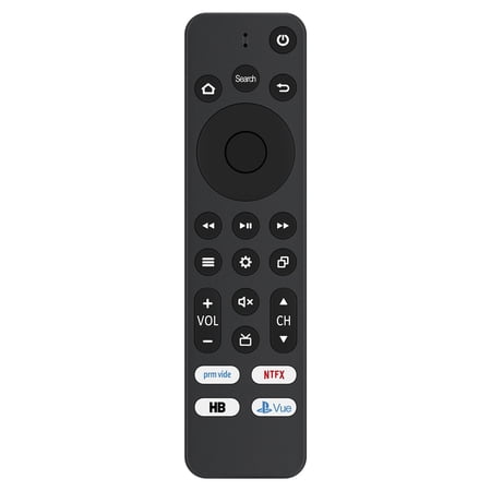 Replaced IR Remote Control for Insignia NS-RCFNA-21 Toshiba CT-RC1US-21 APP primevideo Netflix HBO VUE