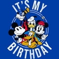 thumbnail image 2 of Toddler's Mickey & Friends It's My Birthday Graphic Tee Royal Blue 4T, 2 of 3