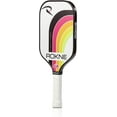 thumbnail image 3 of Rokne Curve Classic Fiberglass Pickleball Paddle Long Handle Racket with Pro Grit Texture, Electric Citrus, 3 of 12