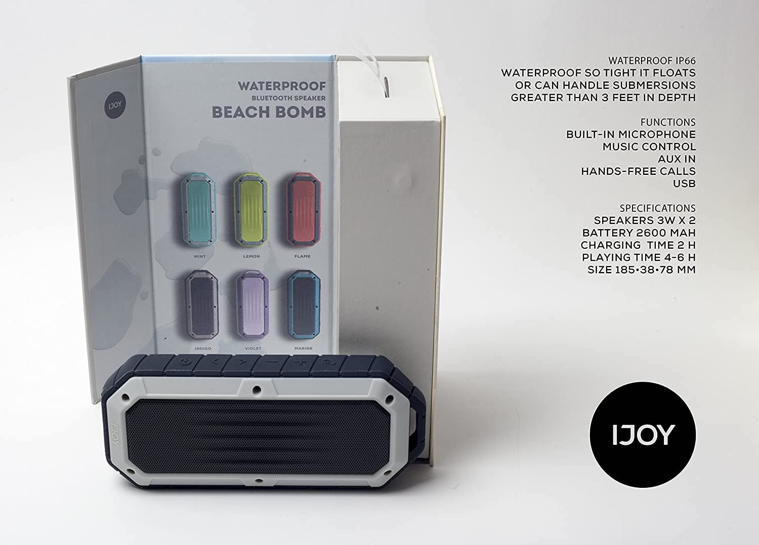 Ijoy speaker best sale beach bomb