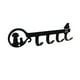 thumbnail image 1 of Inteprter Soporte para llaves Gancho Colgador de puerta Estilo de dibujos animados Carga de alta resistencia Dormitorio Organizador Tornillos Almacenamiento y organización del hogar Negro, 1 of 6