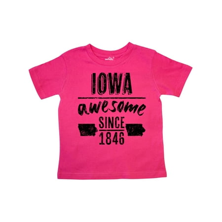 

Inktastic Iowa Awesome Since 1846 Gift Toddler Boy or Toddler Girl T-Shirt
