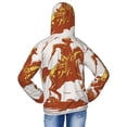 thumbnail image 4 of Cauagu Vintage Cowboy On A Bronco Horse Print Sun Protection Jacket for Teen,Full-Zipper Long Sleeve Sun Shirts with Pockets UV Hoodie Shirts Outdoor Athletic Jacket-XX-Large, 4 of 7