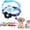Blue, variant on Miaocao 2 PCS Pink Purple XS Dog Collar with Bell Puppy Collars with Bells Little Girl Female Boy Puppia Cat Small Dog Bell Collar for XS XSmall X-Small Extra Breed Pets Flower