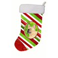 thumbnail image 1 of 11 x 18 in. French Bulldog Candy Cane Christmas Stocking, 1 of 1