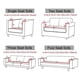 thumbnail image 5 of Velvet Sofa Cover Thick Elastic 1/2/3/4 Seater Sofa Cover for Living Room Velvet Plush L Shaped Corner Sofa Cover Couch Cover My Lux Decor Round, 5 of 27