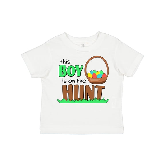 Inktastic This Boy is on the Hunt- Easter Eggs Boys Toddler T-Shirt