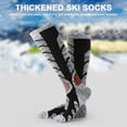 thumbnail image 2 of artículos deportivos 1 par de calcetines de esquí de nieve gruesos cálidos de invierno para adultos medias suaves (negro) Hugtrwg Para estrenar, 2 of 7