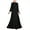 Black, variant on Dresses for Women Muslim Festival Party Sun Dress Muslim Dress Spring Long Sleeve Oversize Gown