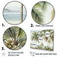 thumbnail image 3 of Designart "Palm Trees By The Beach V" Palms & Palm Trees Floater Framed Wall Art Prints, 3 of 5