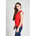 thumbnail image 2 of Blusa tejida sin mangas Roman Fashion /Juvenil, 03253 (Rojo) rojo EG, 2 of 4