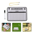 thumbnail image 2 of 1 Ensemble Tableau de Score de Golf Fourniture d'Entraînement Tableau de Compétition Réutilisable Effaçable à Sec Tableau de Score, 2 of 8