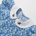 thumbnail image 2 of LYMAYTER Kids Baby Girls Summer Dress , Girls Doll Collar Sundress Embroidery Princess Dress for Toddler 2-8 T, 2 of 9