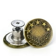 thumbnail image 2 of Lefu 10 PCS Metal Jeans Buttons 17mm Replacement No-Sew Screw Button Repair Kit DIY, 2 of 9