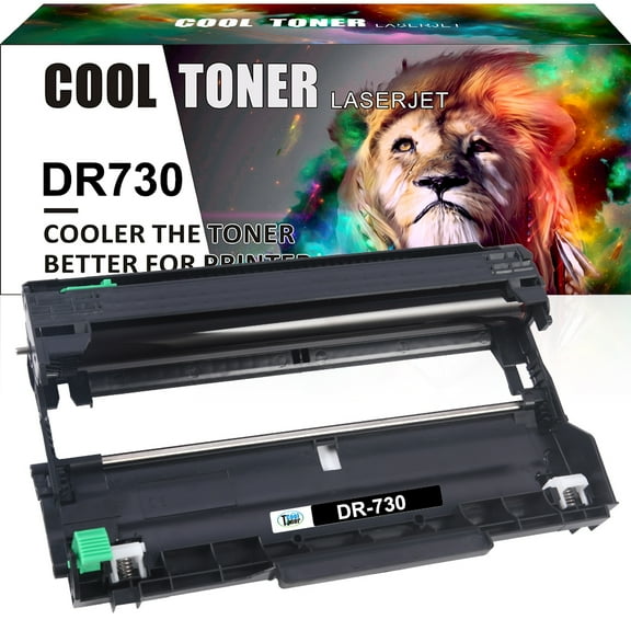 Cool Toner Compatible Drum Unit Replacement for Brother DR-730 DR730 DR 730 use in DCP-L2550DW MFC-L2710DW HL-L2390DW MFC-L2750DW HL-L2370DWXL HL-L2370DW MFC-L2750DWXL(Black, 1-Pack)