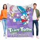 thumbnail image 1 of Tiny Toon: Las Aventuras anti-pilling, suave, ligera, esponjosa y acogedora de lujo para hogar y cocina – Perfecta para niños y adultos,110X70cm, 1 of 6