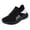 Black, variant on Willtoo Orthopedic Shoes for Women Knit Sock Style Lace Up Walking Sneakers, Breathable Mesh Lightweight Athletic Shoes, Soft Cushioned Non‑Slip Flexible Casual Running Shoes