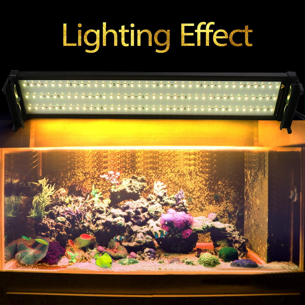 Led aquarium hood lights top