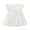 White, variant on FAIWAD Newborn Baby Girl Sundress Summer Ruffle Short Sleeve Tulle Dress Infant Girl Cute Romper Dress