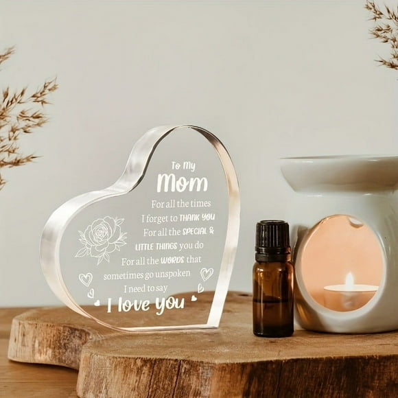 ICQOVD I Love You Mom Keepsake Mother's Day Birthday Gift